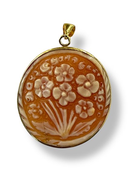 Colgante Mandile 1922 Mujer Cammei  in Plata Conchiglia 2MCICM68 - 2MCICM68